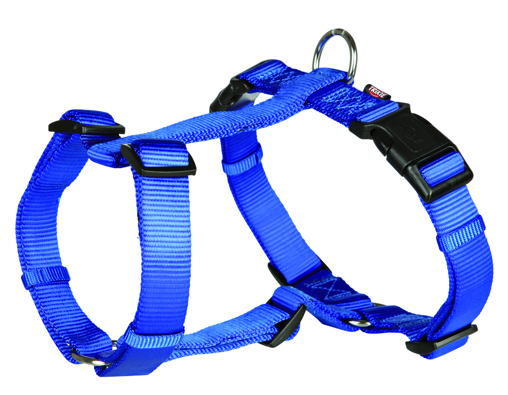 TRIXIE HEIMTIERBEDARF P. H-Geschirr blau L-XL 75-100cm/25mm Hund Premium