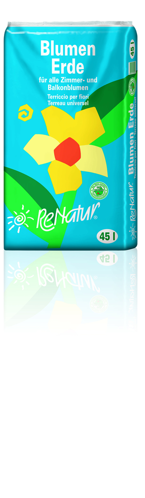 GREGOR ZIEGLER GMBH Re Natur Blumenerde 45l Kultursubstrat Torfreduziert