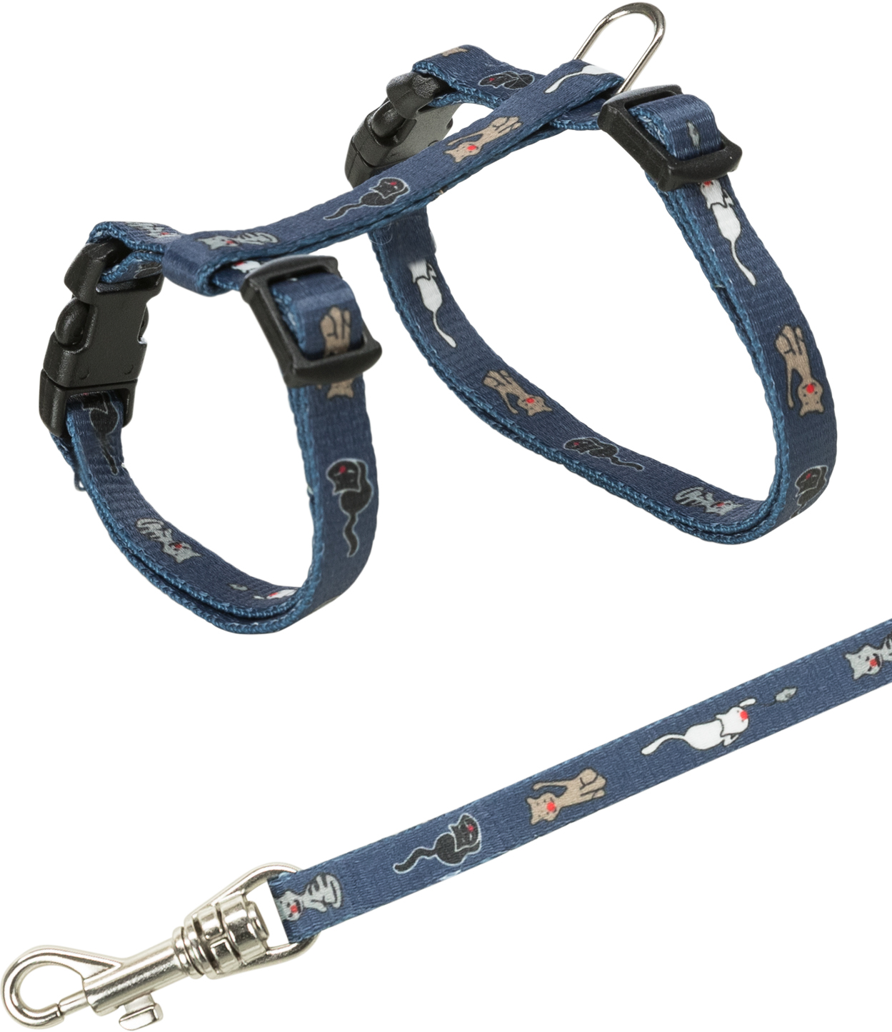 TRIXIE HEIMTIERBEDARF Kätzchen-Garniturmit Leine Nylon Katze 21-34cm/8mm