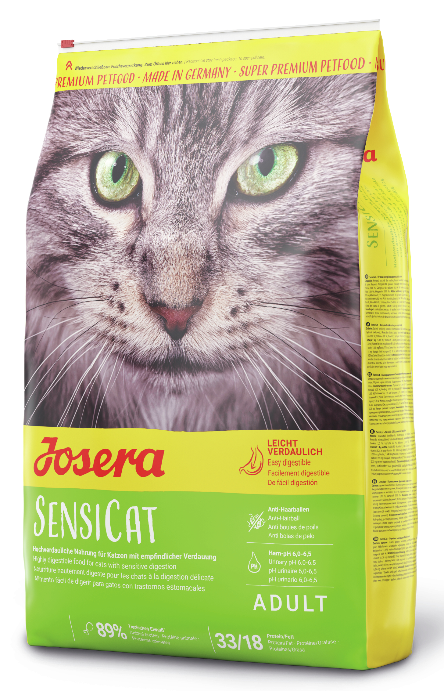 GRUNER Josera SensiCat 2kg neu Katzenfutter Super Premium