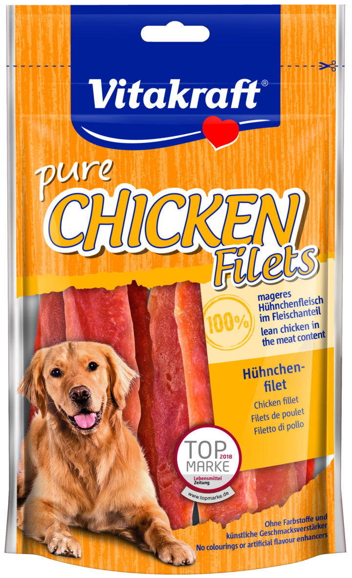 VITAKRAFT Chicken Hühnchenfilet 80g für Hunde 
