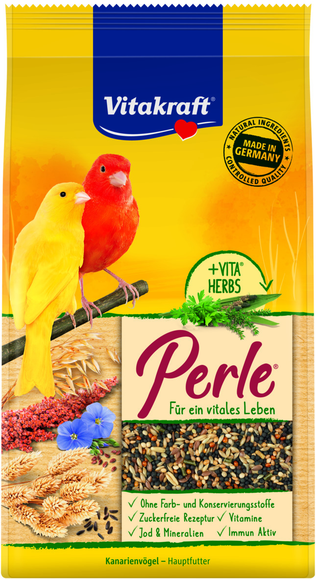 Kanarien Perle Vital-Complex Honig 1kg VITAKRAFT Kanarien Perle Vital-Complex Honig 1kg