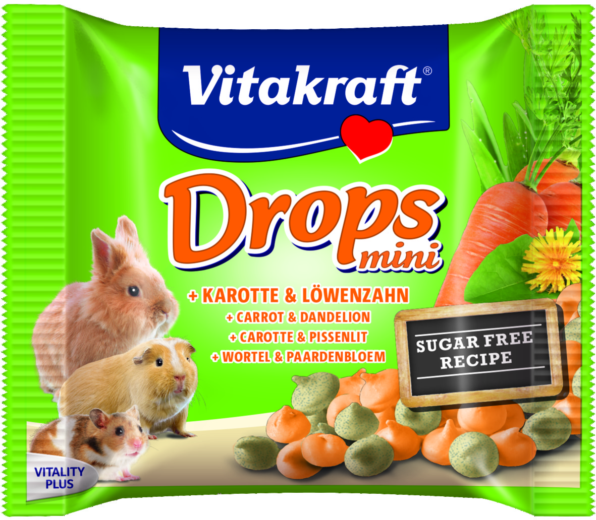 VITAKRAFT Happy Drops Zwergkaninchen 40g 