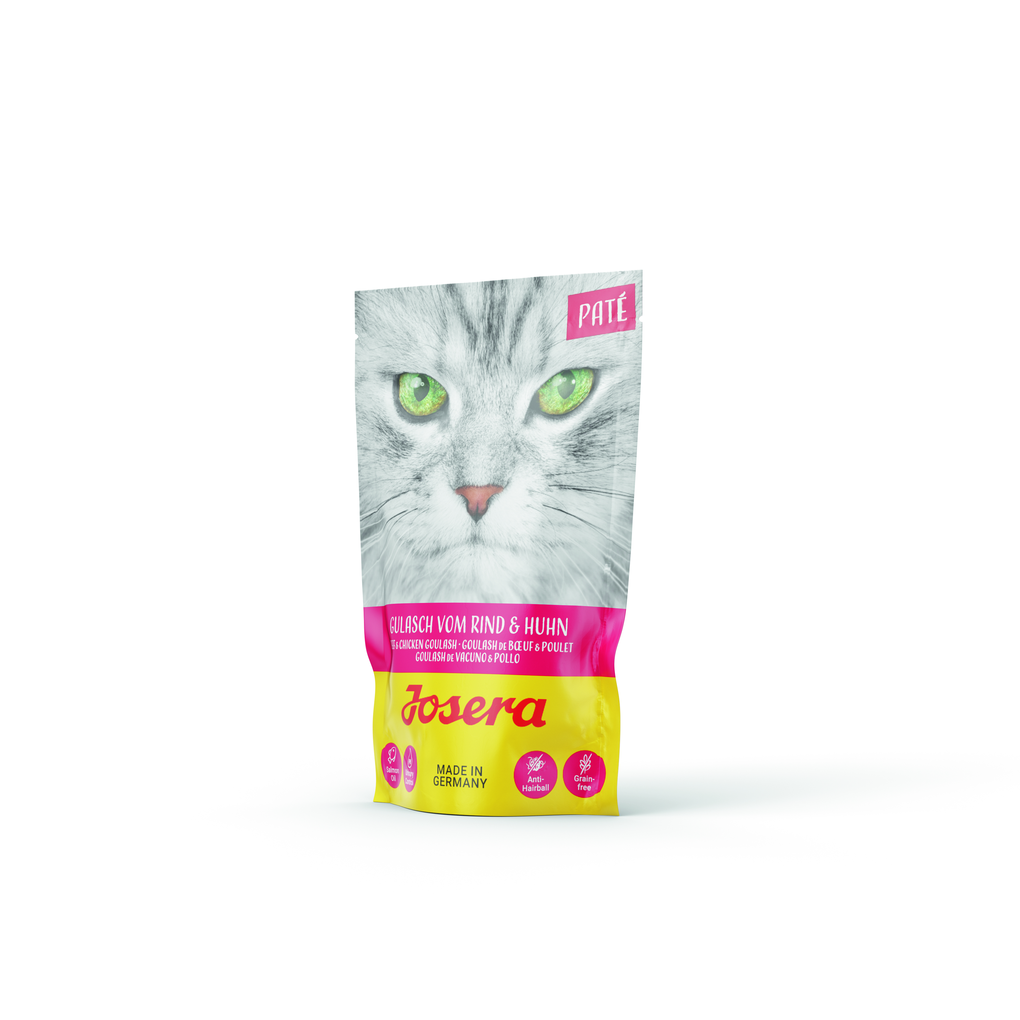 GRUNER Josera Paté Gulasch vom Rind&Huhn 85g Josera Katzenfutter Nass - Paté