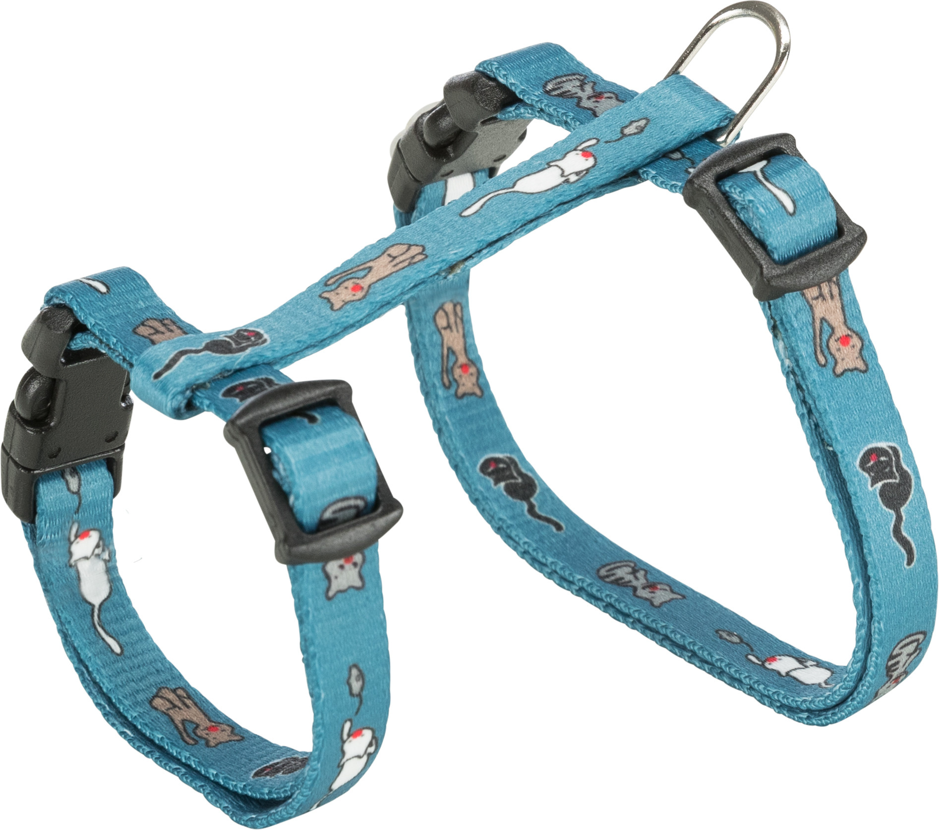 TRIXIE HEIMTIERBEDARF Kätzchen-Garniturmit Leine Nylon Katze 21-34cm/8mm