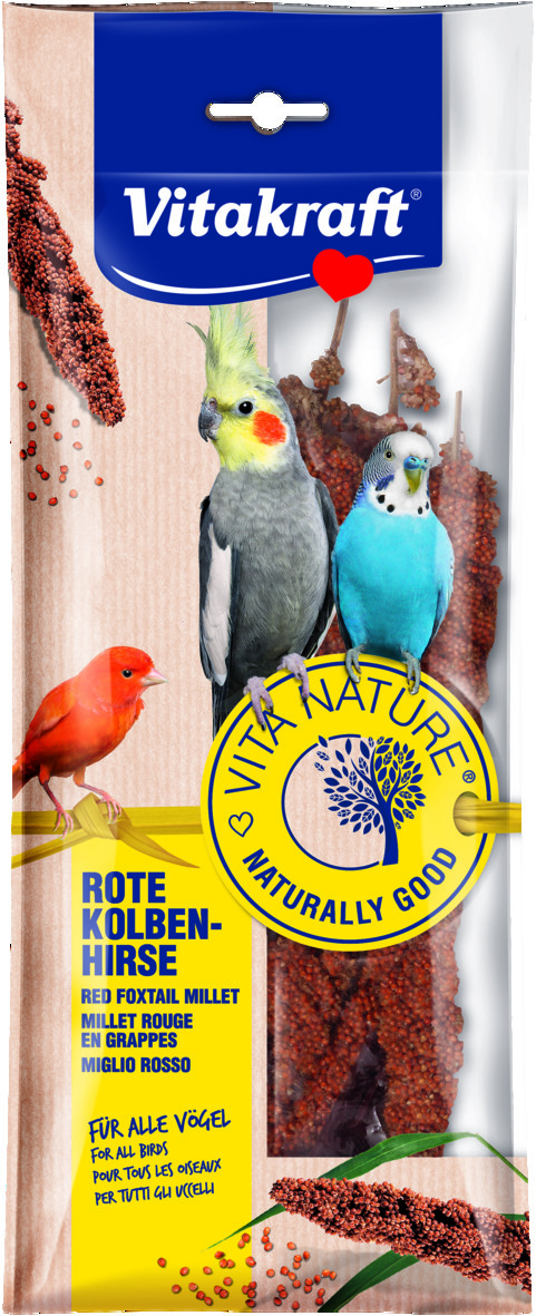 VITAKRAFT Vita Nature Rote Kolbenhirse 80g 