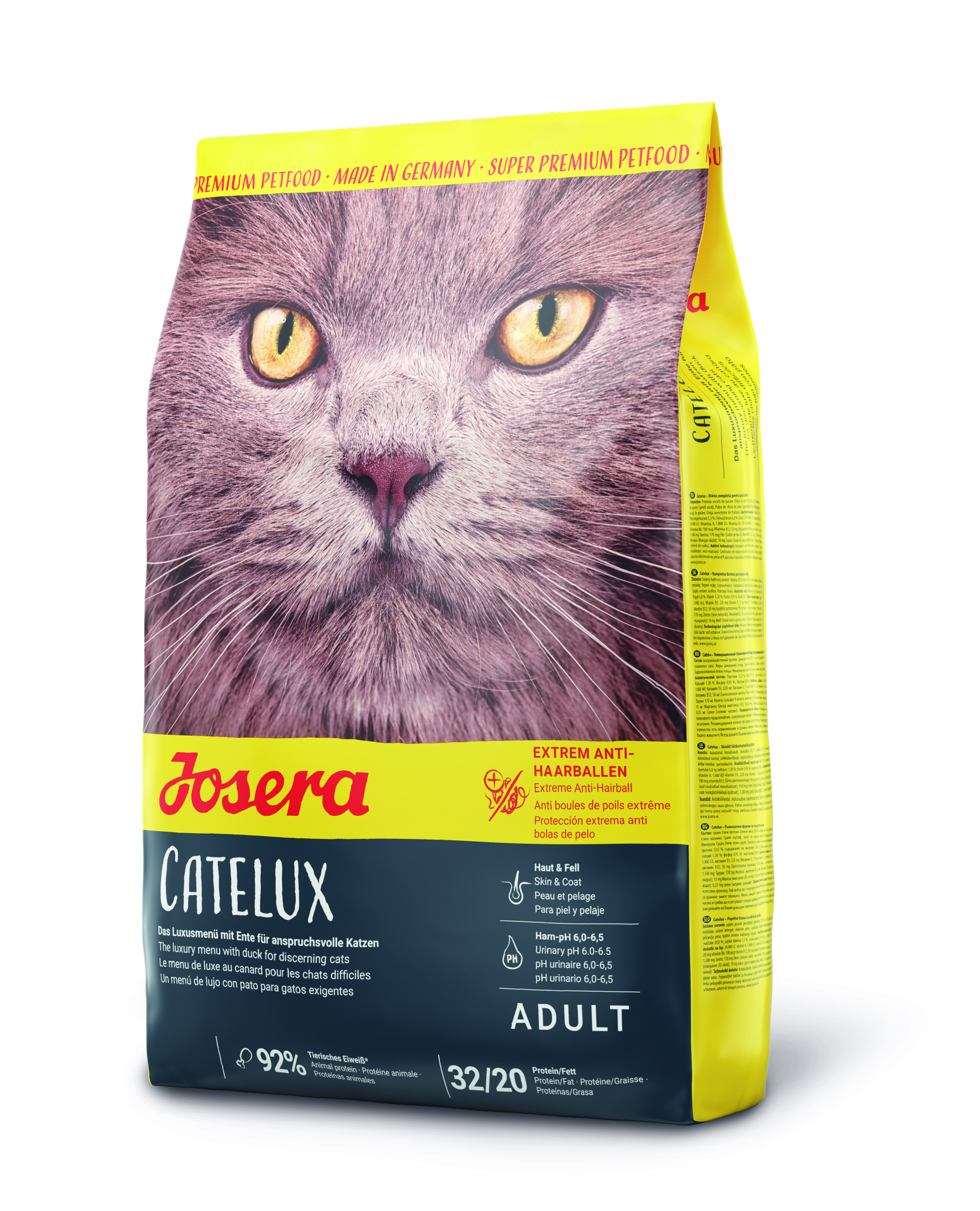 GRUNER Josera Catelux 2kg neu Katzenfutter Super Premium