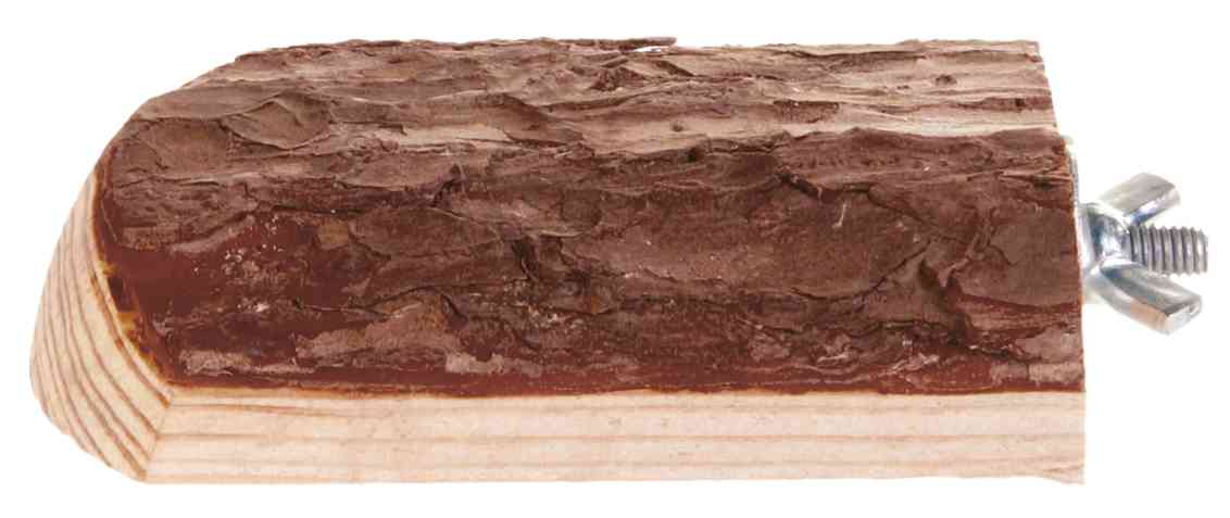 TRIXIE HEIMTIERBEDARF Holzblock für Hamster Naturholz 7×10 Nager cm