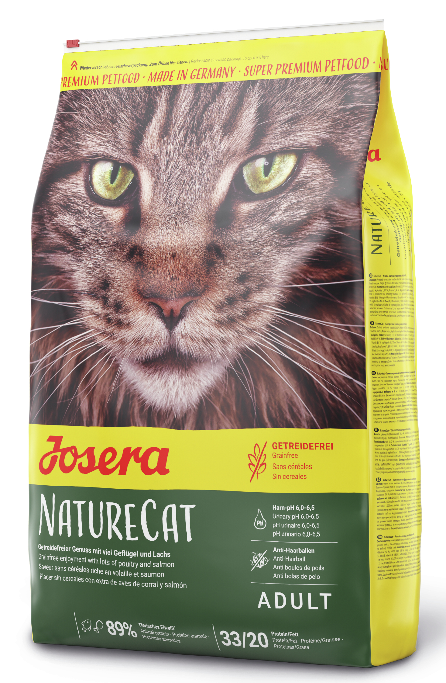 GRUNER Josera NatureCat 2kg neu Katzenfutter Super Premium