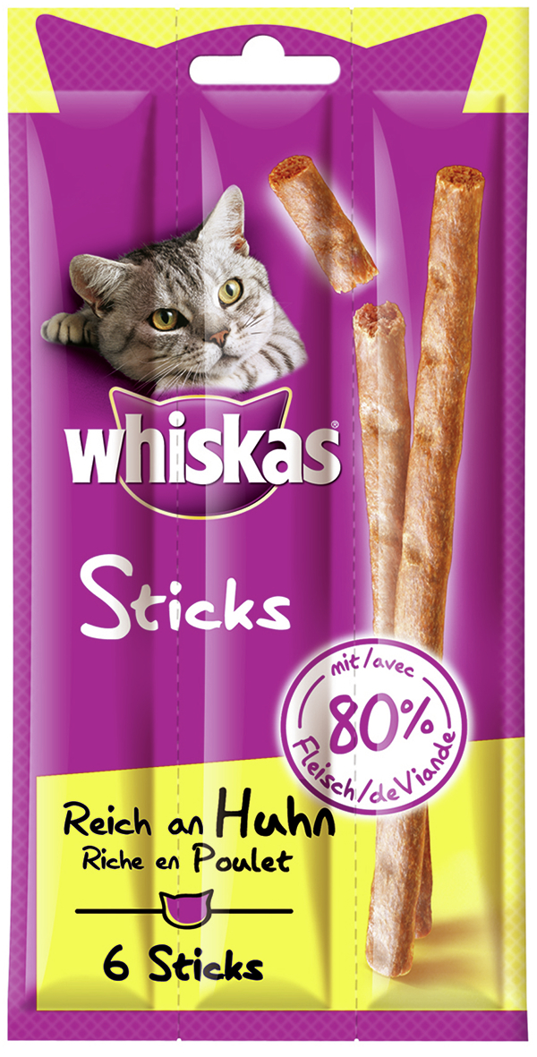 BTG BETEILIGUNGS GMBH Whi Snacks Sticks Reich an Huhn 6St. 