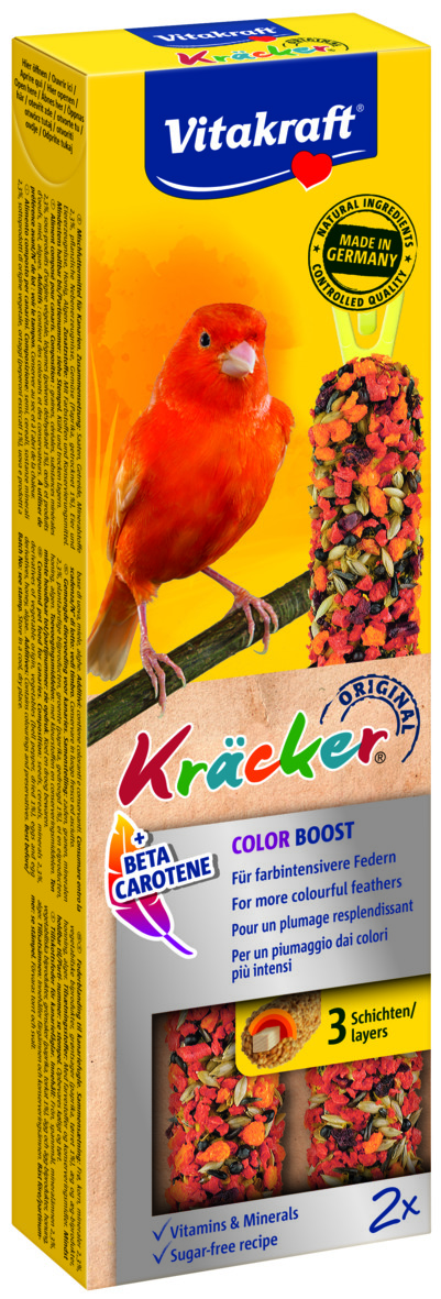 VITAKRAFT Kräcker Color Boost 2er Kanarien 