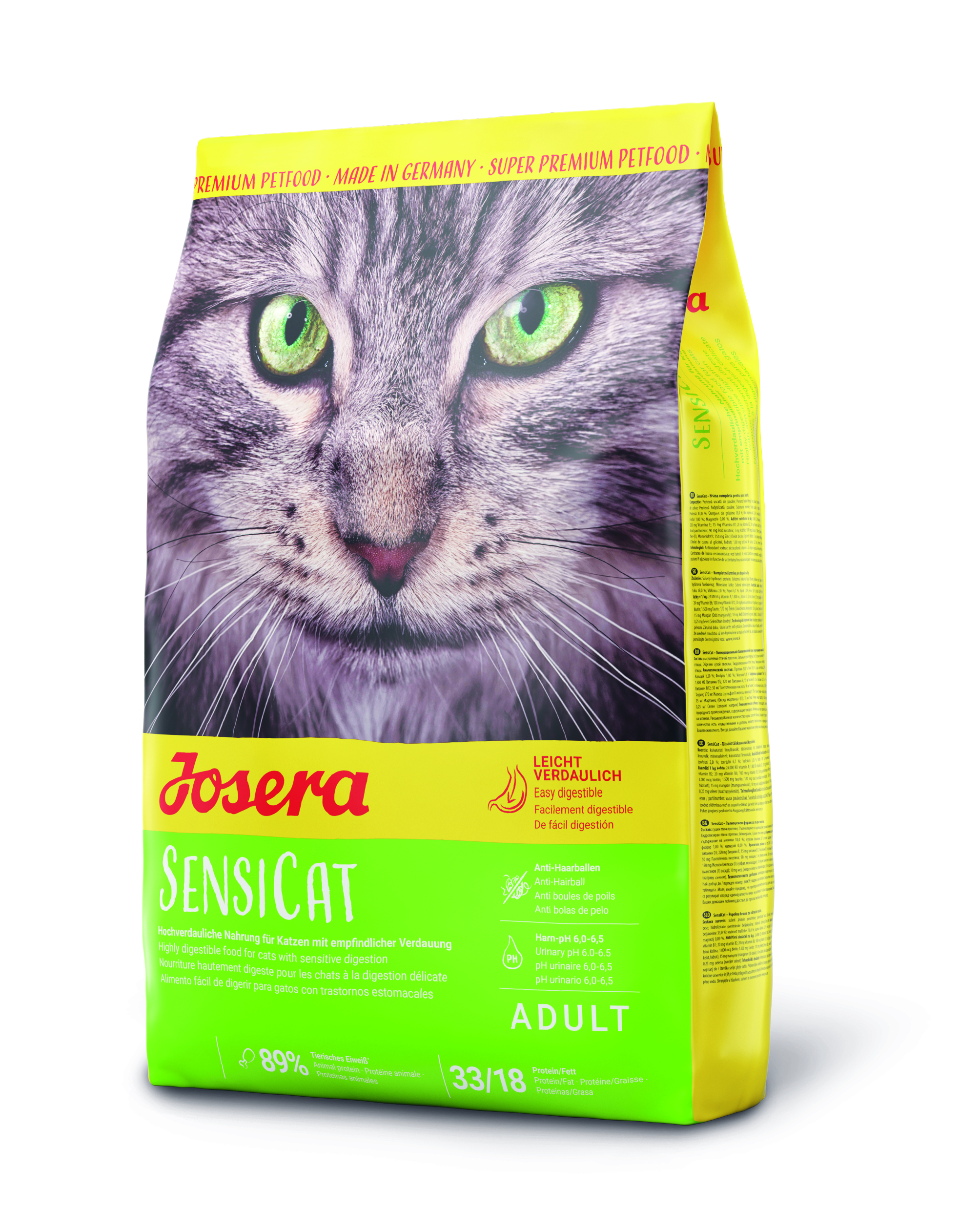 GRUNER Josera SensiCat 2kg neu Katzenfutter Super Premium