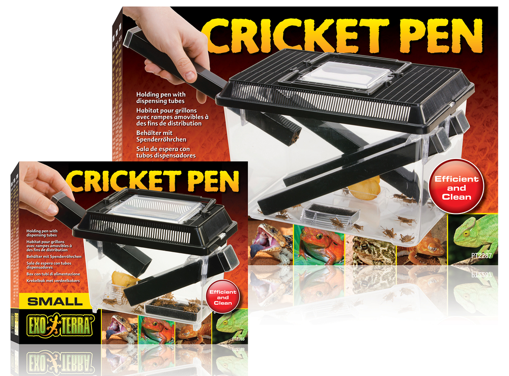 HAGEN DEUTSCHLAND GMBH & CO KG Ex Cricket Box mit 3 Röhren + 2 Schwämme Exo Terra